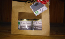 Le Noir du Picou Elodie Ribas - Coffret Deux Produits Noël : Pâté de Porc aux Girolles et Jambonneau