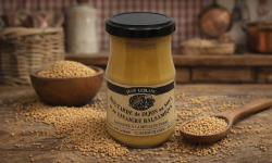 La Maison du Charolais - Moutarde au miel et vinaigre balsamique Leblanc 210g