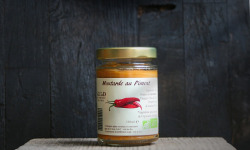 Elevage de Cochons en Forêt et Produits du Terroir Jurassien - Moutarde au Piment - 110ml