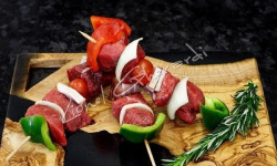 Boucherie Charcuterie Traiteur Lionel Ghérardi - Brochette de Boeuf Limousine Label Rouge x 2