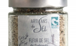 Artisans du Sel - Fleur de Sel de Guérande au Poivre Noir de Madagascar Bio – Verrine 85g | Artisans du Sel