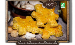 P'tit Bout d'Alsace - P'tit Apéro Bio - Curry, Noix de Cajou, à l'Emmental & Fleur de Sel - 500 g (VRAC)