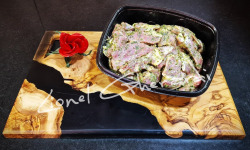 Boucherie Charcuterie Traiteur Lionel Ghérardi - Emincé d'agneau mariné ail des ours - 500g