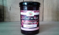 Le Domaine du Framboisier - Confiture allégée en sucre Framboise et Violette 250g