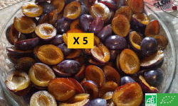 LES JARDINS DE KARINE - Quetsche violette en quartier surgelée - 5kg