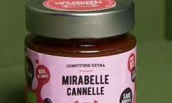 Les Délices de l’Ogresse - Confiture Extra Bio Mirabelle Cannelle 140g