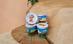 La Ferme de Labergement - Lot de 6 fromages blanc sur lit d'abricot