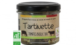 Ferme Bichet - Tartinette tomates basilic BIO 90g