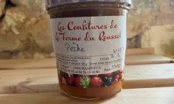 Ferme du Roussel - Confiture de pèche bio 330g