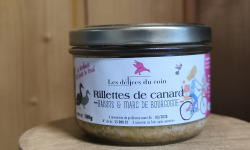 Les Délices du Coin - Rillettes de canard  raisin, marc de Bourgogne 180g