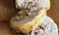 Ferme du Vidalies - Roti de chapon Noire d'Astarac Bigorre prêt à savourer