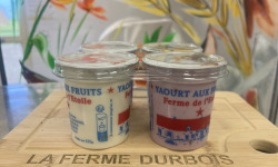 La Ferme Durbois - Lot de 4 yaourts aux fruits 400g