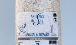Artisans du Sel - Sel de Guérande Brut de Récolte 1kg x 12