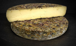 Les Affineurs des Volcans - Tomme aux Fleurs L'Eleveur Occitan | Quart (env. 350g)
