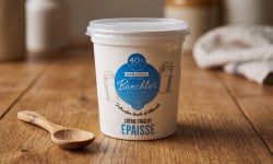 Ferme Sereine en Périgord - Crème Fraîche BAECHLER  – pasteurisé  - 330g - Épaisse à 40% de MG