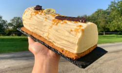 Glaces de Meuse - Bûche Glacée "Caramel Givré" (12-14 parts)