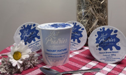 Lait Prairies du Boulonnais - Yaourt Nature Brassé - 4 x 125g