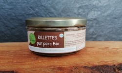 Ferme de Carcouet - Rillettes pur porc Bio - 130 g