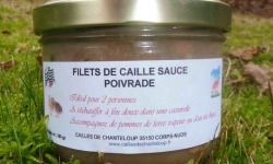 Cailles de Chanteloup - Filets de cailles sauce poivrade