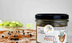 Sept Collines - Rillettes de poulet épicé - 12 x 100 g