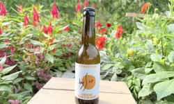 Nature et Saveurs - Ferme Aquaponique et Permacole Astérienne - Kombucha Verveine Fleur d'Oranger Bio Bysco - 75cl