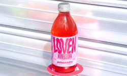 Brasserie L'Indispensable LOVEN Kombucha - Kombucha Jasberry (thé vert jasmin & framboise) - 10x33cl