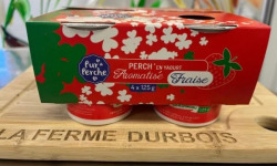 La Ferme Durbois - Yaourt aromatises a la fraise du perche x4