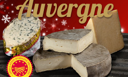 Les Affineurs des Volcans - Plateau de Fromages AOP Auvergne (St Nectaire, Cantal, Fourme) 12-14 personnes