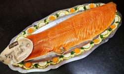 Boucherie Charcuterie Traiteur Lionel Ghérardi - Saumon fumé au bois de Hêtre d'Ecosse - 200g