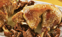 L'OLIVERAIE DU COUDON - [Précommande] CUISSE DE PINTADE AUX GIROLLES 410G