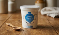 Ferme Sereine en Périgord - Crème Fraîche BAECHLER  – pasteurisé  - 330g - Épaisse à 40% de MG