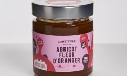 Les Délices de l’Ogresse - Confiture Bio Abricot et Fleur d’Oranger 220g