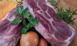 Le Pré de la Rivière - [Précommande] Roti de porc bio dans l'épaule 1,1kg, idéal pulled pork effiloché
