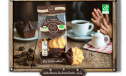 P'tit Bout d'Alsace - Sablés Alsaciens Bio Spritz Chocolat - 125 g