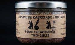 Ferme les Avoineries - Terrine de chevreau 2 moutardes 180g
