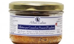 Alban Laban - Rillettes au Piment d'Espelette 180g x 16