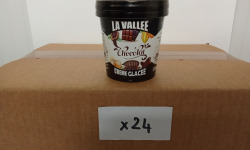 Les Glaces de la Vallée - PACK  Mini crèmes glacées Chocolat "la Vallée" 24 pots de 120 ml