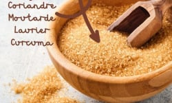 Adal Terra - Farine - Chapelure Bio de Son de Blé Ancien Saveur Antillaise 500G