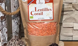 Les Graines de Louise - Lentilles corail sachet 500gr (lot de 12)