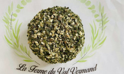 La Ferme du Val Vermand - Fromage de chèvre frais ail et fines herbes  x1