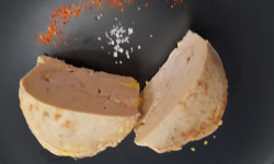 Le Confit d'Ascain - foie gras de canard entier mi-cuit au Piment d'Espelette, façon torchon