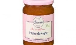 Muroise et Compagnie - Confiture de Pêche de Vigne Bio - 350 gr