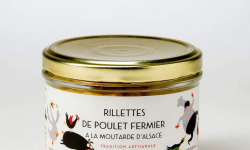 Les foies gras du Ried - Rillettes De Poulet À La Moutarde D'alsace