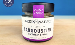 La Criée d'à Côté - Rillettes de Langoustine au Safran Breton - Groix & Nature - 100g