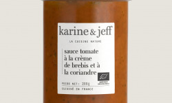 Karine & Jeff - Sauce tomate à la crème de brebis et à la coriandre 6x200g