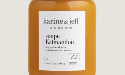 Karine & Jeff - Soupe Katmandou - aux patates douces, potimarron et curcuma