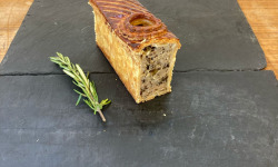Elevage Les Blancs de l'Ouest - Mini pâté en croûte - Cochon, foie gras, morilles - 10 tranches