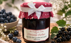 Maison Schmid - Confiture Extra de Christine Ferber - Myrtille des jardins et cassis d'Alsace