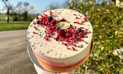 Glaces de Meuse - Duo glacé " Fraise & Stracciatella" (6/8 parts)