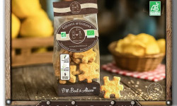 P'tit Bout d'Alsace - P'tit Apéro Bio - Citron, Sésame, à l'Emmental & Fleur de Sel - 500 g (VRAC)